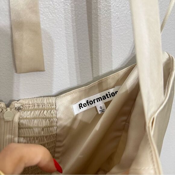 Reformation Solana Satin Dress - Picture 5 of 8